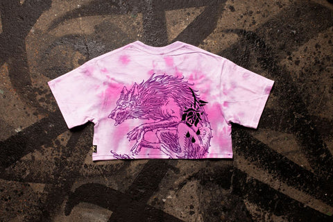 #00016 CROP TOP UNIQUE COLLAB PEACE RVNDM & YOUNGHEARTED