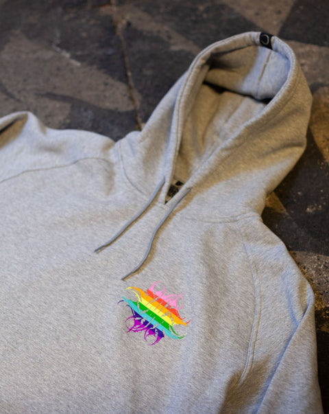 LOVE IS LOVE Hoodie Grey - Younghearted.Clothing @younghearted.cl